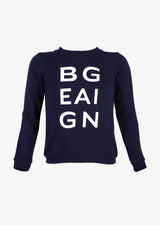 Sweatshirt with creative logo