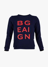 Sweatshirt with creative logo