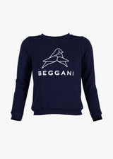 Sweatshirt with oversized logo