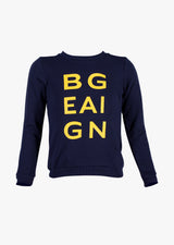 Sweatshirt with creative logo