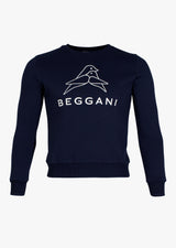 Sweatshirt with oversized logo