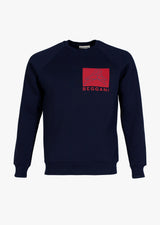 Sweatshirt with unique logo print