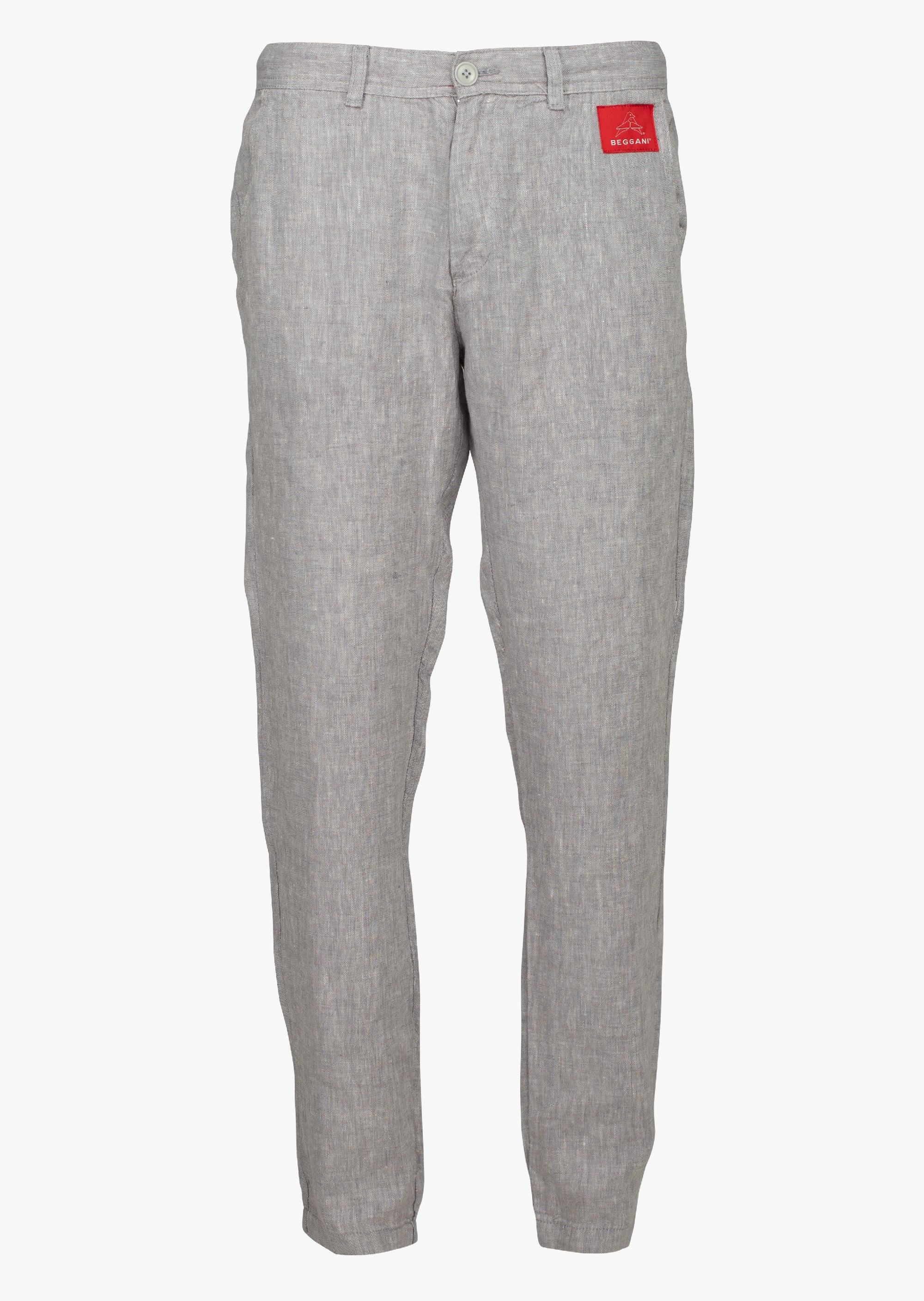 Pants of soft linen with logo BEGGANI