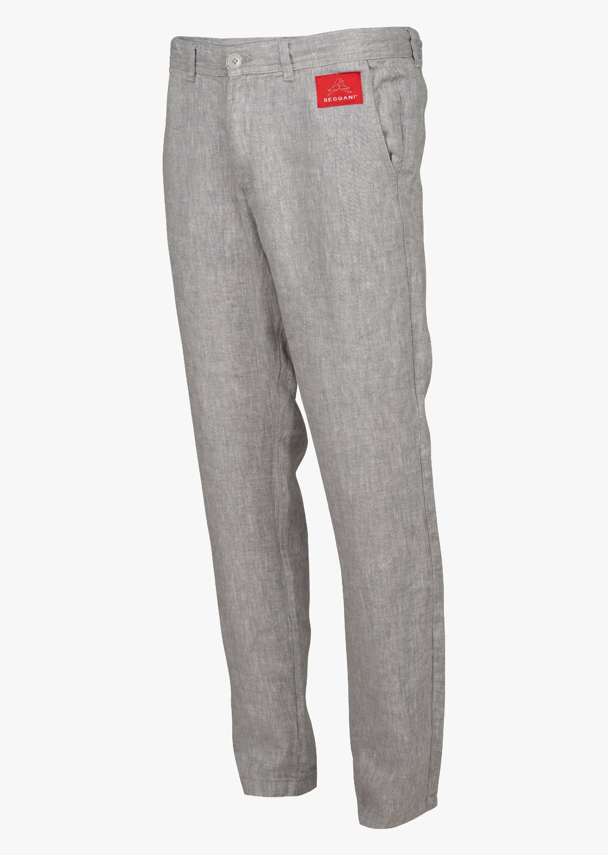 Pants of soft linen with logo BEGGANI