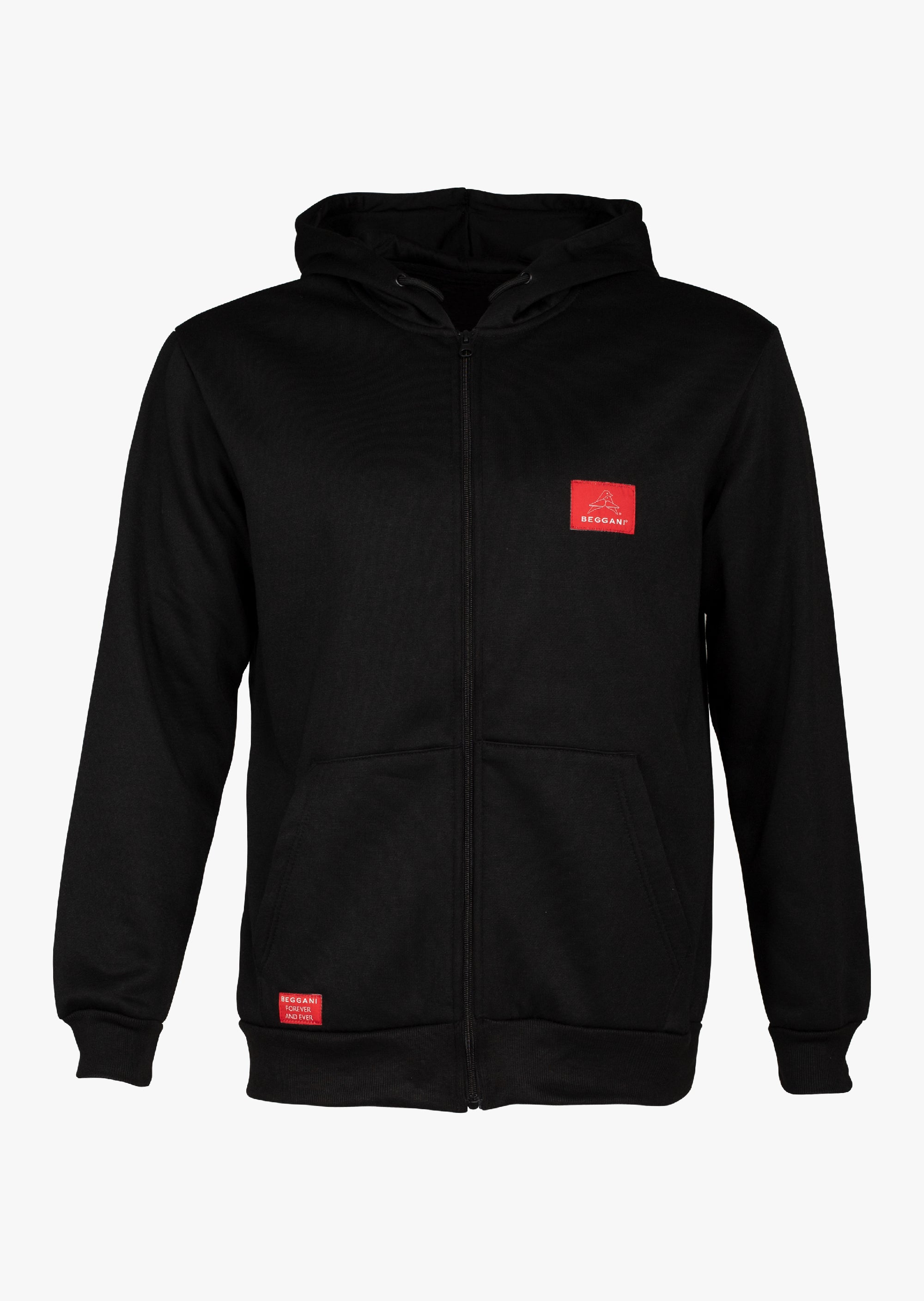 Loose-fitting hoodie made of soft cotton with logo BEGGANI