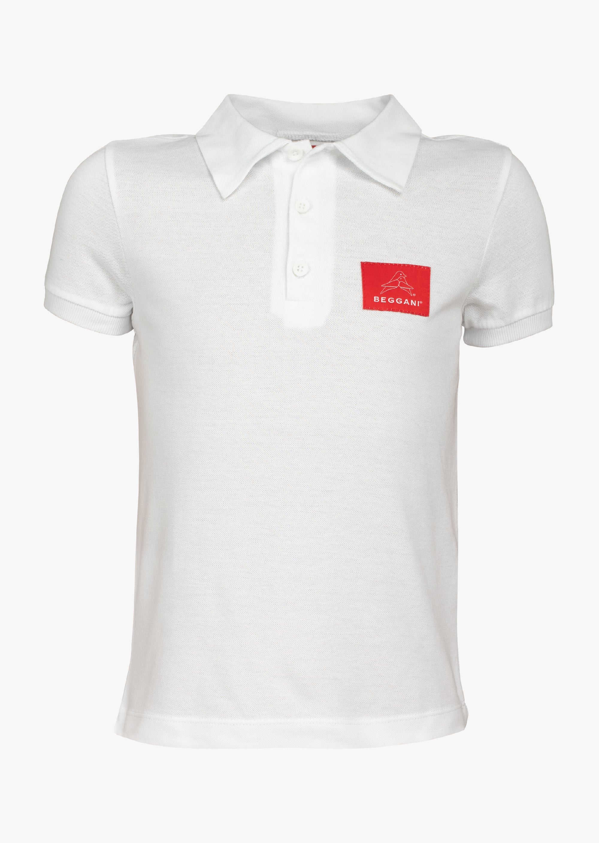 Cotton polo shirt with short sleeves with logo BEGGANI